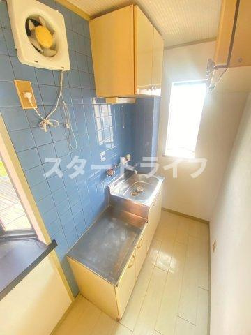 大阪市東淀川区東淡路５丁目の賃貸マンションのキッチン