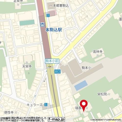 【地図】 | プリズムスクエア本駒込