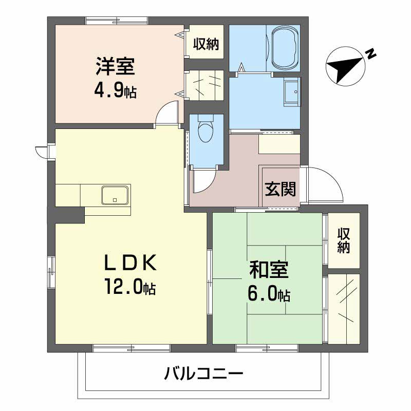 ストーリアの間取り