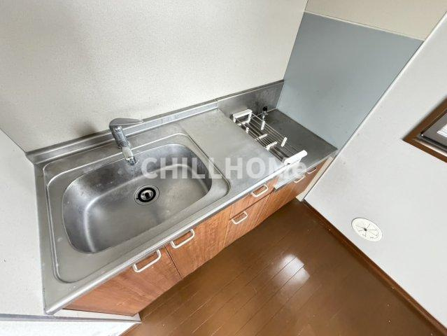 カーサエクセルCのキッチン|当社、チルホームのHPもご覧ください(^^)/物件情報多数♪