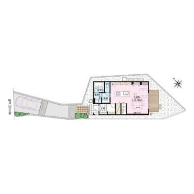 【区画図】 | 駿河区丸子新田　新築戸建　2号棟