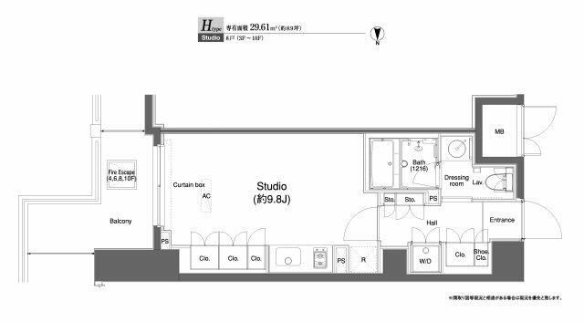 プラウドフラット横浜の間取り