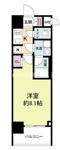 Fortuney大手前の間取り