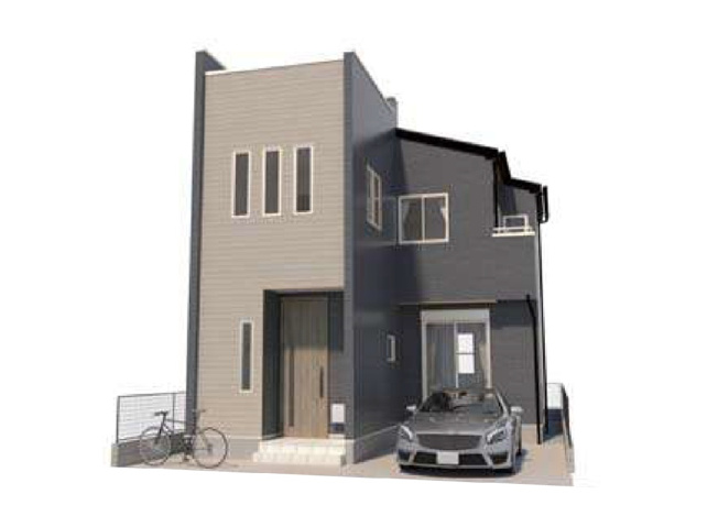 【区画図】 | 川越市砂新田4丁目　新築一戸建住宅全2棟　(ふじみ野店) | スーパー、コンビニ、ドラッグストアが徒歩10分圏内にそろう充実した住環境。周辺環境も併せてご案内いたします。お気軽にご連絡ください！