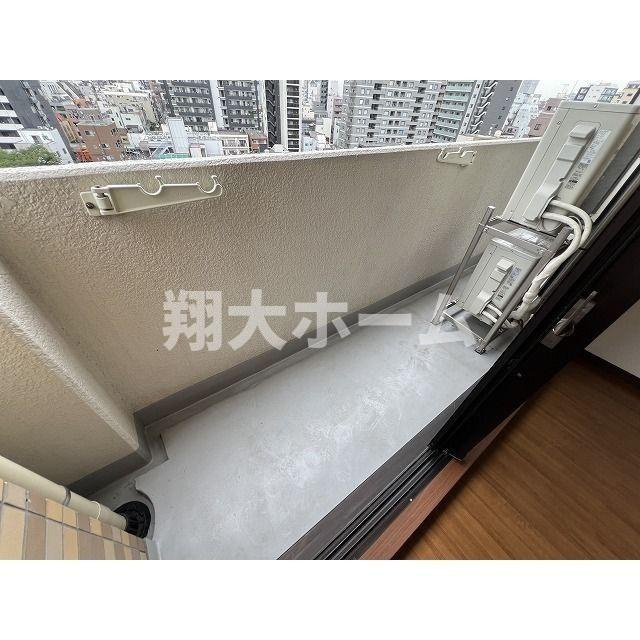 モアシティ浅草のバルコニー
