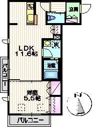 メゾンド代沢の間取り
