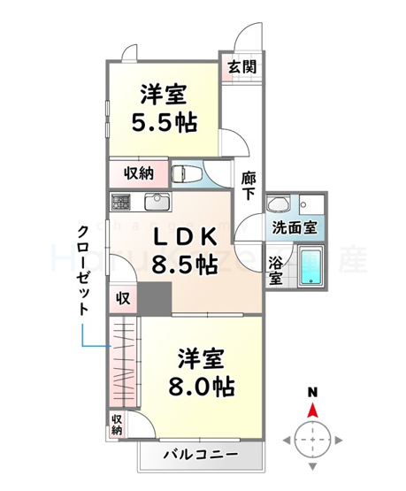 【間取り】 | ユーテラス信長【名古屋市賃貸・瑞穂公園】