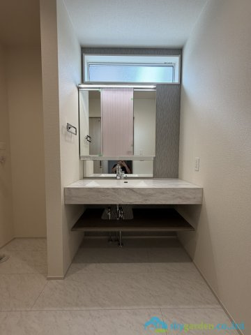 平塚市ふじみ野1丁目2期　新築戸建　全1棟1号棟の独立洗面台