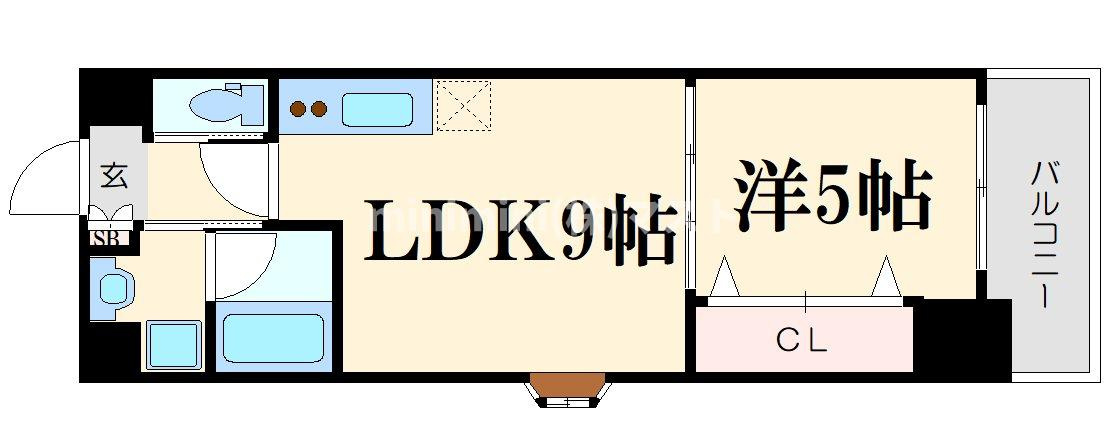 グランエイト中津の間取り