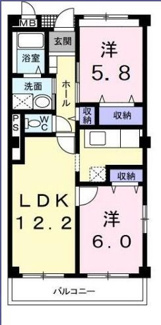 【間取り】 | グランデュール北戸田 | 間取りです。