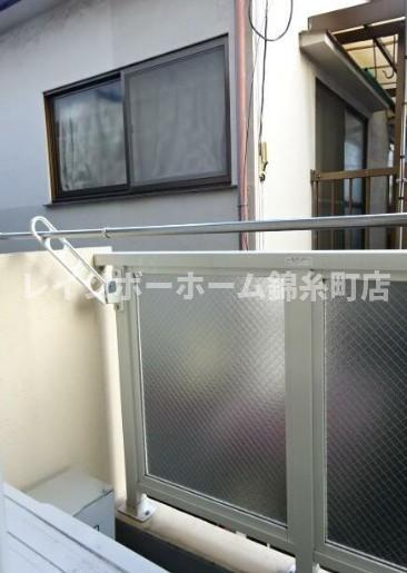 シンフォニー錦糸町のバルコニー