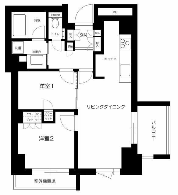 プラウド神楽坂の間取り