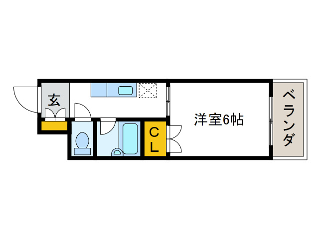 東洋プラザ泉尾の間取り