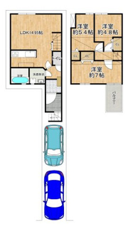 【間取り】 | 紫竹北栗栖町　中古戸建