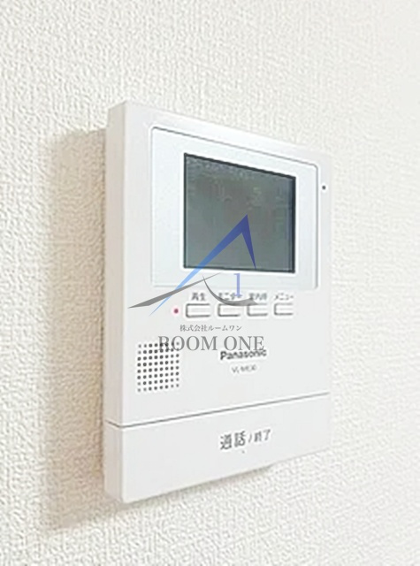 カインドネス南砂町のセキュリティ|モニター付きインターホンです。