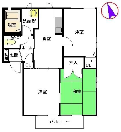 サクラージュ Ｂ棟の間取り