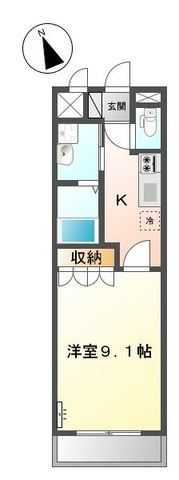 アンセリジェの間取り|間取図