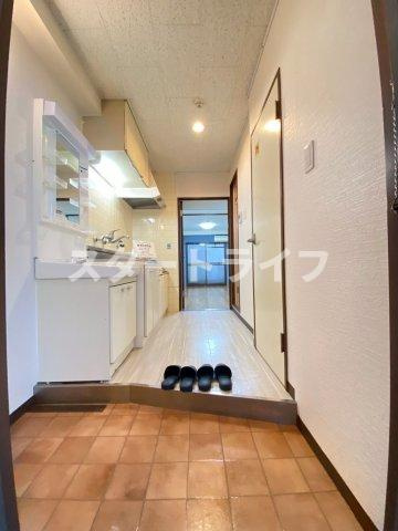 大阪市淀川区十三東１丁目の賃貸マンションの玄関