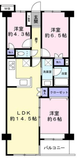 【間取り】 | メイツ新桜台