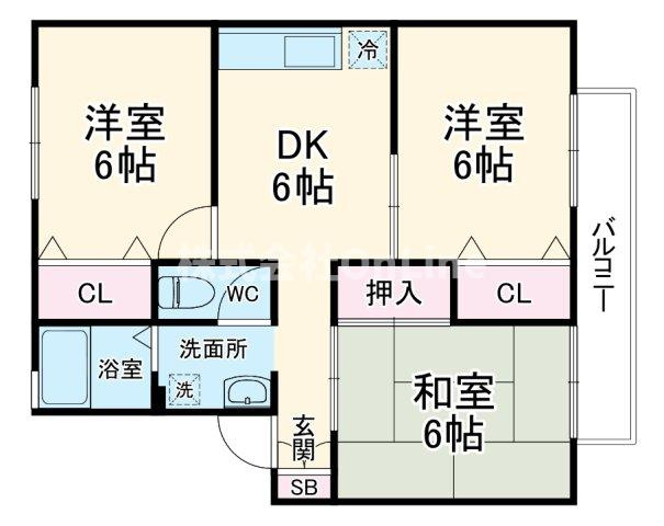 【間取り】 | フローラル八尾南