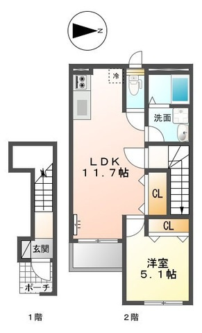 リベラの間取り|間取図