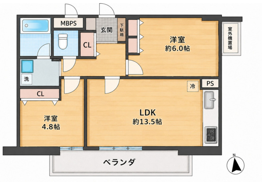 新宿セントラルハイツプラザの間取り