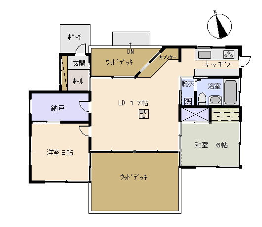 伊豆市　小下田の間取り