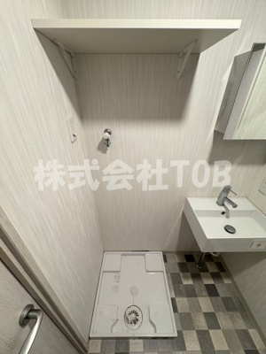 【その他】 | Fleur千歳船橋-フルール千歳船橋- | 洗濯機置き場※クリーニング完了前※