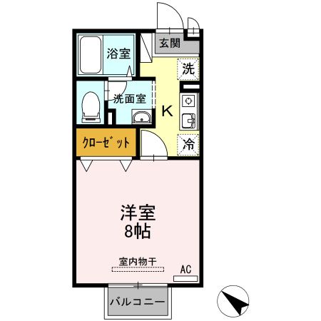 セジュールアンバタの間取り