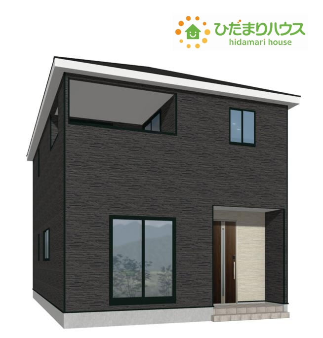 北茨城市大津町第3　新築戸建　2号棟の外観パース|是非一度、ご家族そろってご内覧ください♪