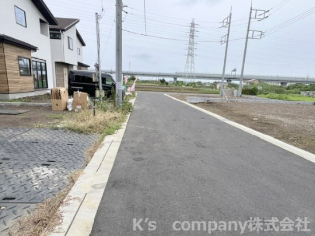 ◎高座郡寒川町田端　新築戸建　1号棟の前面道路含む現地写真|2026.9.10撮影★