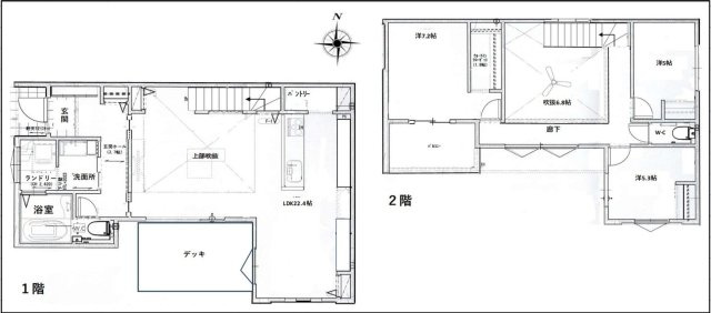 高崎市日高町の中古一戸建の間取り
