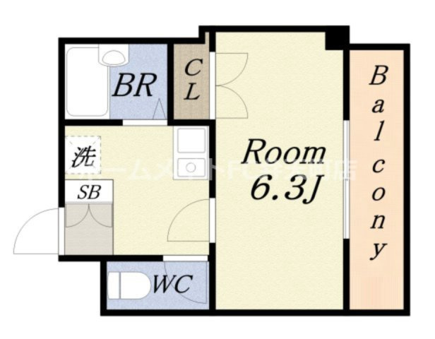 【間取り】 | マンション弥栄