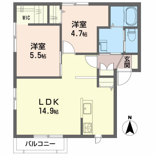 グランドソレイユの間取り