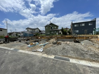 【外観】 | 福島市大森第9　3号棟（SK） | 建築中