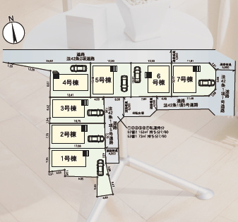 【区画図】 | 福島市大森第9　3号棟（SK）