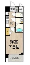 【間取り】 | スプランディッド難波SOUTH