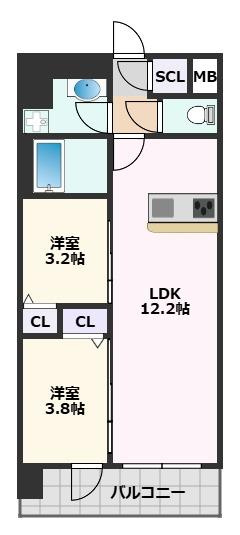 【間取り】 | スプランディッド大阪EAST