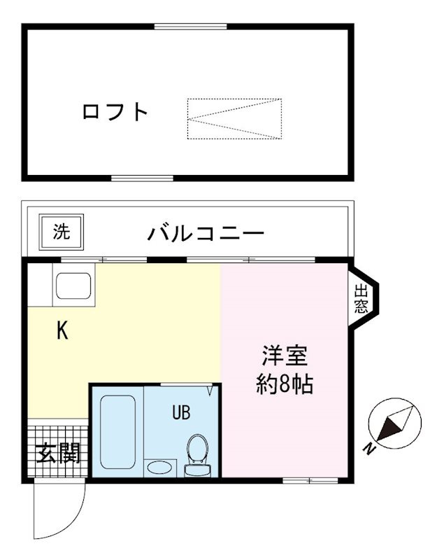 CASA大岡の間取り
