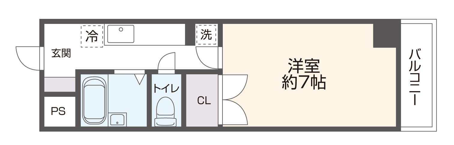 グレイス東洋の間取り