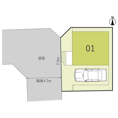 【区画図】 | Ｓｕｍａｉ－ｔｏ新座市栗原０１