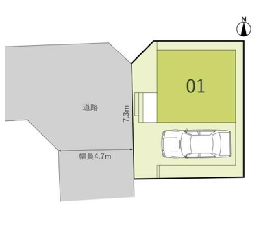 【区画図】 | Ｓｕｍａｉ－ｔｏ新座市栗原０１