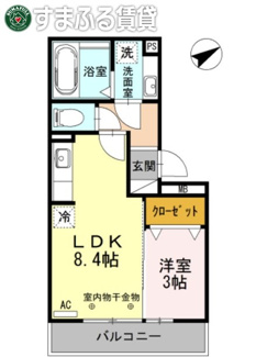 【間取り】 | レグルス東刈谷　刈谷市東刈谷町
