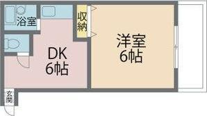 フラット34茨木の間取り