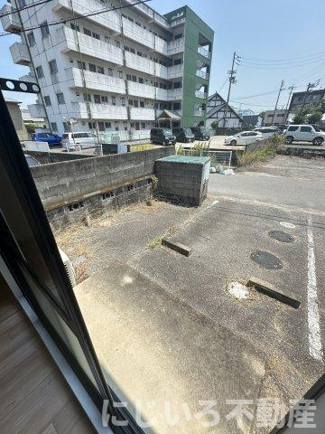 レインボーハイツRのバルコニー