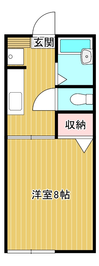 レインボーハイツRの間取り
