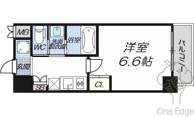 フレアコート梅田の間取り
