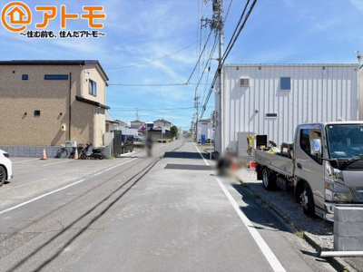 【前面道路含む現地写真】 | 駿河区下島第4　新築戸建　1号棟