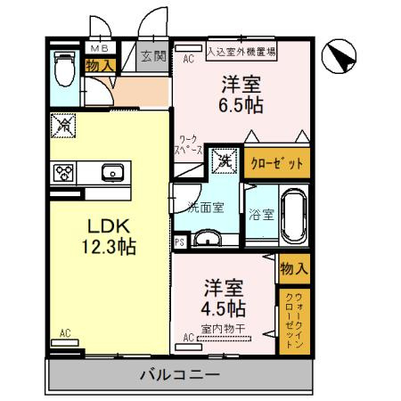メゾン・メルベーユの間取り