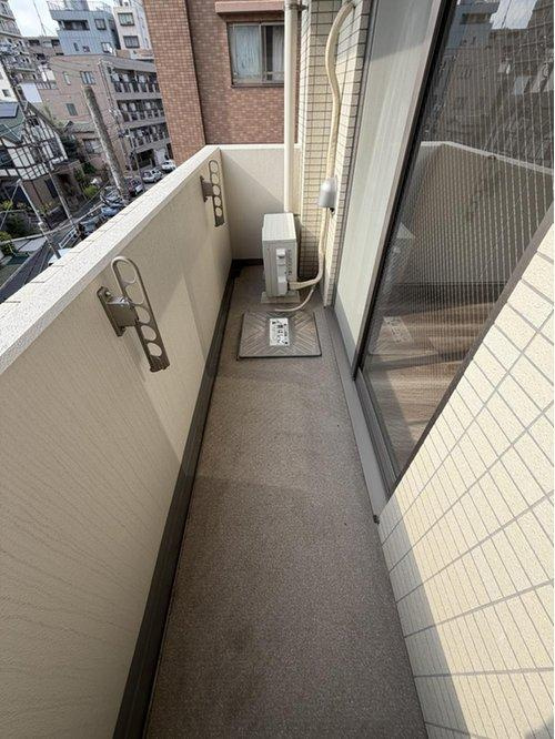 中野区中野６丁目の中古マンションのバルコニー|現地（2026年6月）撮影